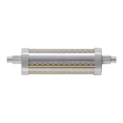 SLV 1005288 QT DE12 R7S 118mm, LED Leuchtmittel Transparent 15W 3000K
