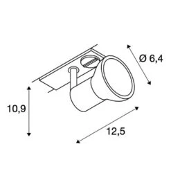 SLV 143450 PURIA TRACK 1Phasen-HV-Strahler, GU10, Ohne Leuchtmittel -Beleuchtungs Geschäft 03f171a62ea0f1ad4b328d03c4d338e38ae1d409 2