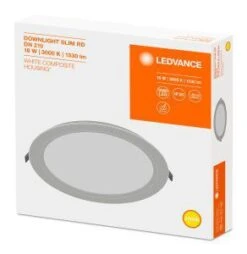 LEDVANCE Downlight Flach 18W Ø210mm, Kaltw., Nicht Dimmbar 14 LEDVANCE Downlight Flach 18W Ø210mm, Kaltw., Nicht Dimmbar -Beleuchtungs Geschäft 08b6a86dc5b38d0e36d438657fc0048afa3d51c5 1