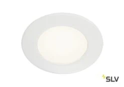 SLV 112221 Flache LED-Einbauleuchte, 3W/150lm Licht Warmweiß