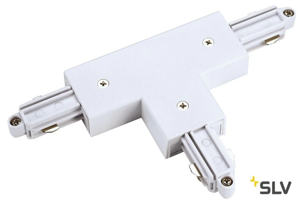 SLV 143081 T-Verbinder/ Einspeiser, Erde Rechts, Weiß 3 SLV 143081 T-Verbinder/ Einspeiser, Erde Rechts, Weiß
