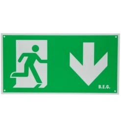 B.E.G. 8785 Piktogramm Einseitig/unten Für DT32-LEDPiktogramm Einseitig Mit Pheil Nach Unten Für DT32-LED