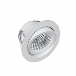 ALED 5703051102000 LED Downlight EVO E 6W 540lm 3000K 45° CRI97 IP54 Weiß Ausschnitt 68-83mm Schwenkbar 0-30° -Beleuchtungs Geschäft 1a598519abb17ee07131751a373ad95aa63d057f