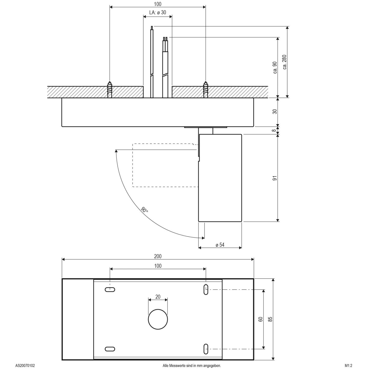 EVN AS20070102 Deckenanbau Spot Dreh- Und Schwenkbar, 3000K, 476lm 4 EVN AS20070102 Deckenanbau Spot Dreh- Und Schwenkbar, 3000K, 476lm – Bild 2