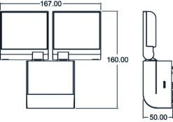 Theben 1020802 TheLeda S17-100 WH LED-Strahler Mit 17 W Und Integriertem Bewegungsmelder -Beleuchtungs Geschäft 2c59ade5f3bff8eecf0f81273e7f7fda6eb3f105