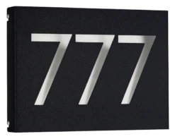 Albert 666005 Hausnummernleuchte 3-stellige Ziffern