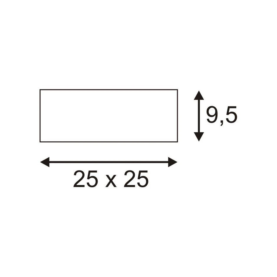 SLV 148002 GL 104 Gipsdeckenleuchte, E27, 2x25W 4 SLV 148002 GL 104 Gipsdeckenleuchte, E27, 2x25W – Bild 2