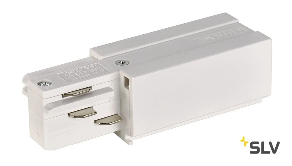 SLV1001514 EUTRAC Einspeiser, Erde Rechts, Weiß 3 SLV1001514 EUTRAC Einspeiser, Erde Rechts, Weiß