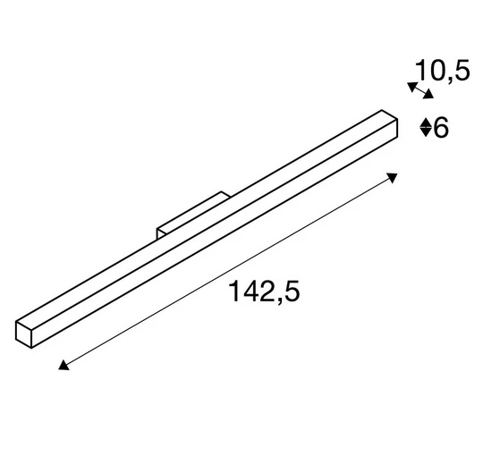 SLV 1000668 Q-LINE, Wandleuchte, LED, 3000K 4 SLV 1000668 Q-LINE, Wandleuchte, LED, 3000K – Bild 2