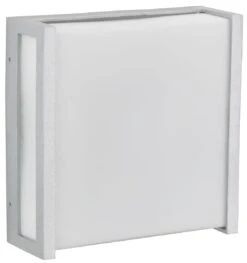 Albert 696401 Hausnummern-Wandleuchte, LED 10W, Silber