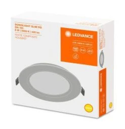 LEDVANCE Downlight Flach 6W Ø105mm, Tageslicht., Nicht Dimmbar -Beleuchtungs Geschäft 467a103d017731a73bd3d51818b4e90e6f7bb339 1