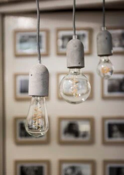 BAILEY 141473 Pendelleuchte Beton E27 Mit Textilkabel 1,5m -Beleuchtungs Geschäft 4e724cfc3abf12ed2057d8fdc3673ddb9079fb9c