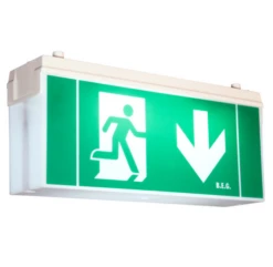 B.E.G. 7191 BEG Safetylux CL25-8/3-LLDNotleuchte In Dauerschaltung, EKW 25m, 8W LLp, 3h Notlichtdauer