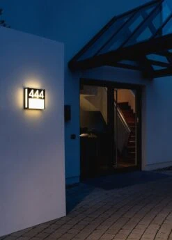 Albert 626401 Hausnummern-Wandleuchte, LED 10W, Anthrazit -Beleuchtungs Geschäft 54ed0906b19328589be80549a02be6d2f4019461 2