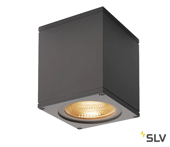 SLV 234525 BIG THEO WALL, Outdoor Wandleuchte, Flood Down, LED, 3000K, B/H/T 13/14/13,5 Cm 3 SLV 234525 BIG THEO WALL, Outdoor Wandleuchte, Flood Down, LED, 3000K, B/H/T 13/14/13,5 Cm
