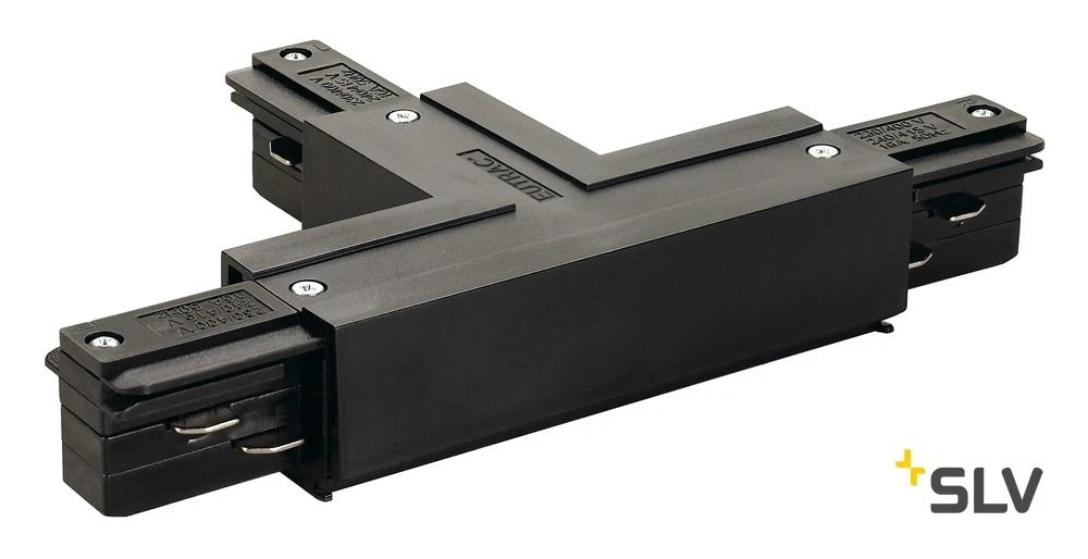 SLV145630 EUTRAC T-Verbinder/ Einspeiser Erde Links, Schwarz 3 SLV145630 EUTRAC T-Verbinder/ Einspeiser Erde Links, Schwarz