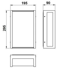 Albert 666400 Hausnummern-Wandleuchte, LED 10W, Schwarz -Beleuchtungs Geschäft 7260408920ae52d076adcc61eb4bd221a3f93ad7