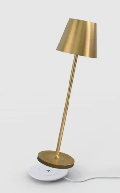 ALED 5702062810102 Calida Mini Messing, Induktionsladung, Dimmbar, 2,2W, 190lm, CRI97, IP54