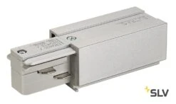 SLV 145514 EUTRAC Einspeiser, Erde Links, Silbergrau