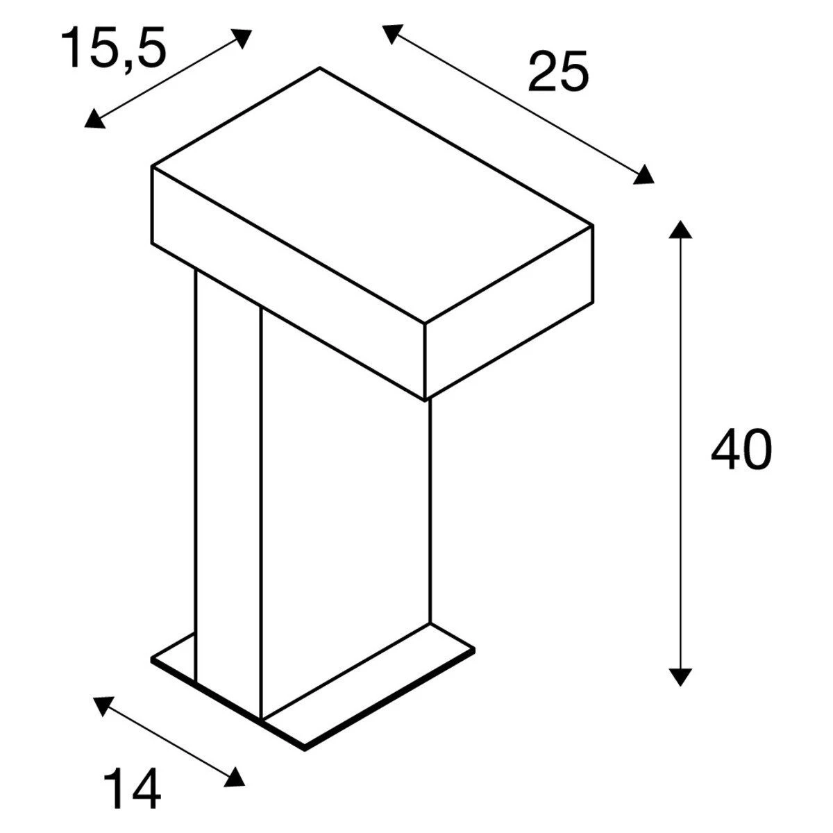 SLV 230090 Außenleuchte RUSTY PATHLIGHT, GX53, Max. 9W, IP44 4 SLV 230090 Außenleuchte RUSTY PATHLIGHT, GX53, Max. 9W, IP44 – Bild 2