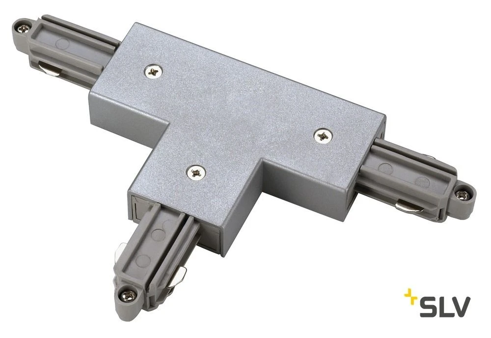 SLV 143072 T-Verbinder/ Einspeiser, Erde Links, Silbergrau 3 SLV 143072 T-Verbinder/ Einspeiser, Erde Links, Silbergrau