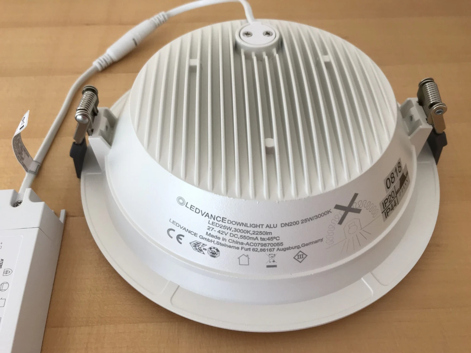 LEDVANCE Downlight 25W, Kaltweiß, Nicht Dimmbar, Für Ø200mm, IP44 6 LEDVANCE Downlight 25W, Kaltweiß, Nicht Dimmbar, Für Ø200mm, IP44 – Bild 4