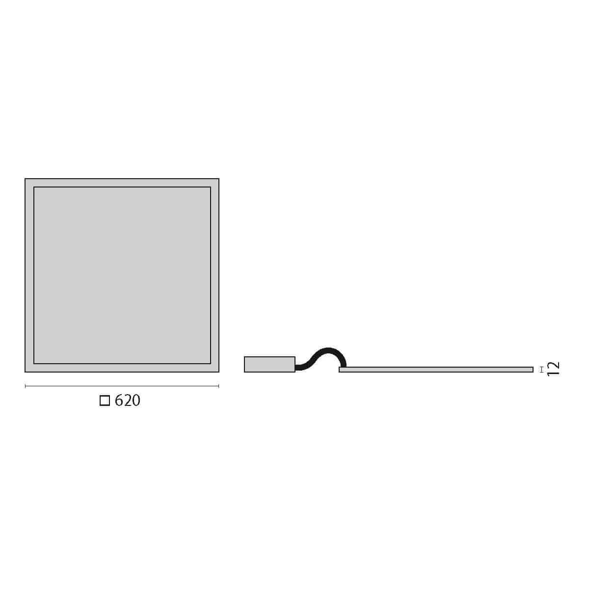 Perform.i.L. 8627891363400 LED-Einlegepanel FLSB600EL 35W, 4000K 4 Perform.i.L. 8627891363400 LED-Einlegepanel FLSB600EL 35W, 4000K – Bild 2