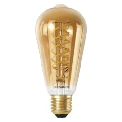 Ledvance 4058075778016 Smart+ WiFi Filament Edison Tunable White 2200K, 320 °, 8 W, 600 Lm, E27, Dimmbar