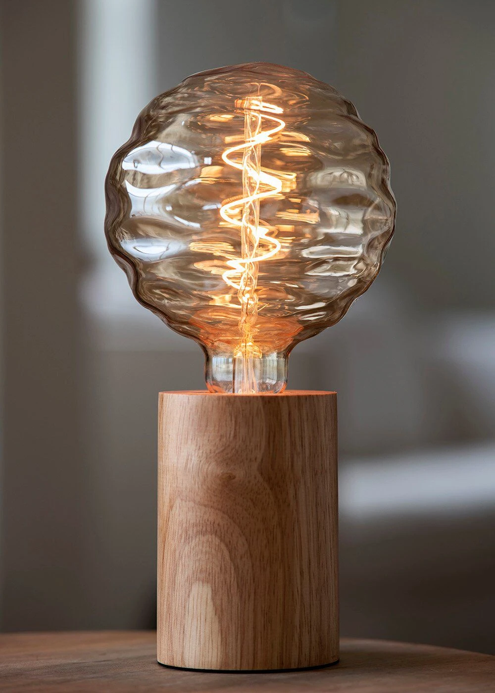 BAILEY 140640 Tischleuchte Holz E27, Höhe 13 Cm 5 BAILEY 140640 Tischleuchte Holz E27, Höhe 13 Cm – Bild 3