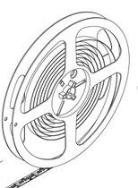 Hera 20202480202 LED-Basic-Tape 40W/5m-Rolle Warmweiß