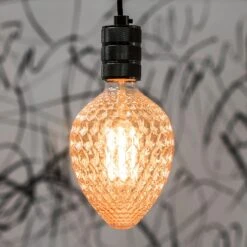 BAILEY 80100040602 Deko-Lampe Pine Cone E27 4W Gold Dimmbar -Beleuchtungs Geschäft b44f2e36741fdbe9811f2367a44a14a6e4f68234