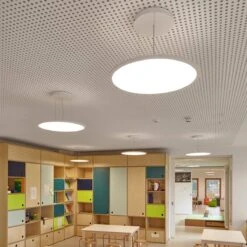 Perform.i.L. 8555491516310 Pendelleuchte Rund FL555PL, 50W/3K, DALI Dimmbar, Warmw. -Beleuchtungs Geschäft b9736cda67a60137ac19ea53e11b8806266b1124 3