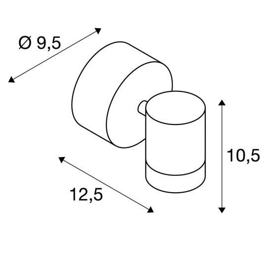 SLV 233245 HELIA, Outdoor Wandleuchte, Einflammig, LED, 3000K, IP55, Schwenkbar, 8W 4 SLV 233245 HELIA, Outdoor Wandleuchte, Einflammig, LED, 3000K, IP55, Schwenkbar, 8W – Bild 2
