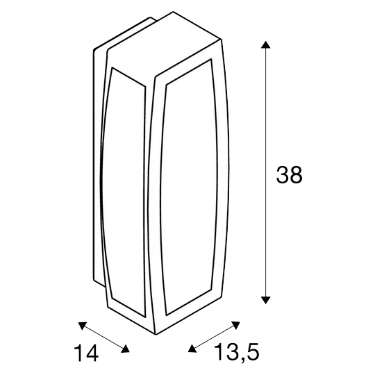 SLV 230655 MERIDIAN BOX 2, Outdoor Wandleuchte, TC-(D,H,T,Q)SE, Max. 25W, Klarer Kunststoff 4 SLV 230655 MERIDIAN BOX 2, Outdoor Wandleuchte, TC-(D,H,T,Q)SE, Max. 25W, Klarer Kunststoff – Bild 2