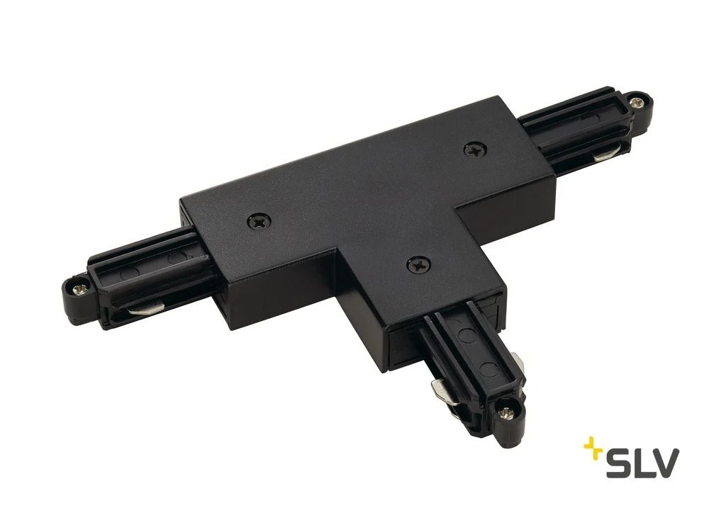 SLV 143070 T-Verbinder/ Einspeiser, Erde Links, Schwarz 3 SLV 143070 T-Verbinder/ Einspeiser, Erde Links, Schwarz