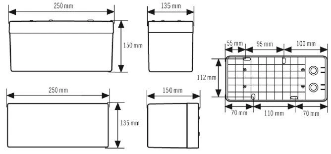 Esylux EN10026836 LED-Notausgangsleuchte, Serie SLB LED 5 Esylux EN10026836 LED-Notausgangsleuchte, Serie SLB LED – Bild 3