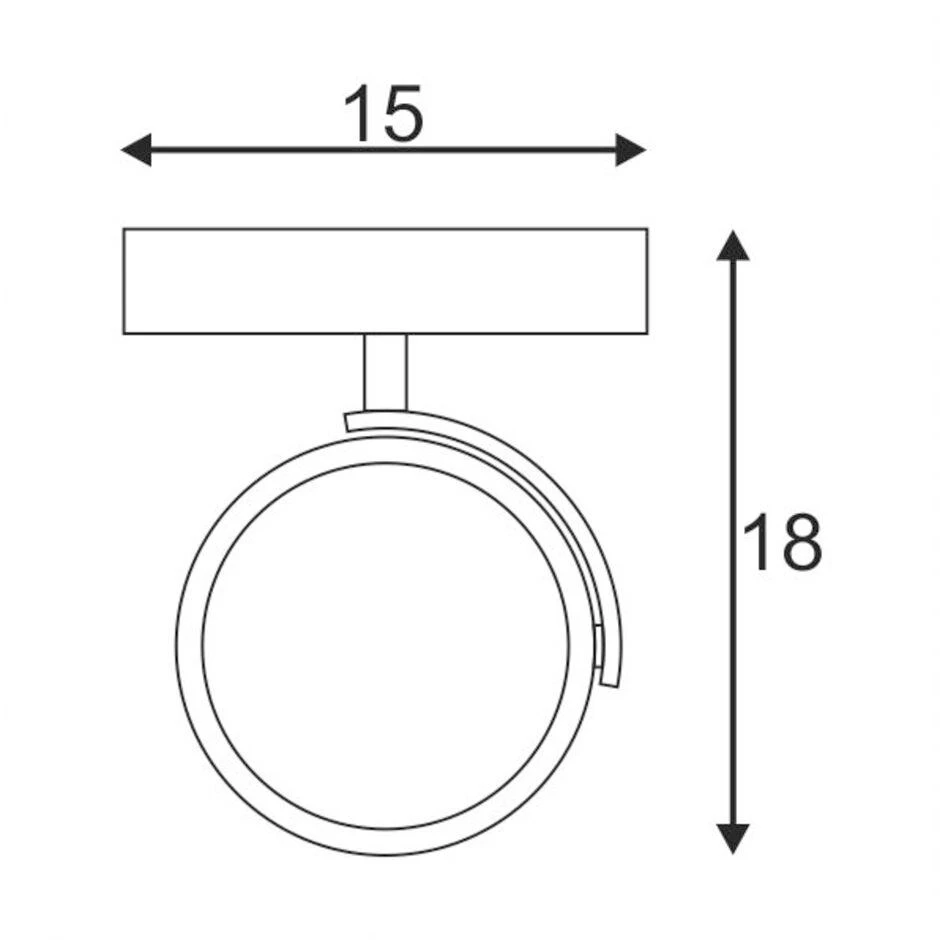 SLV 147301 KALU 1 Deckenleuchte ES111/GU10 75W 4 SLV 147301 KALU 1 Deckenleuchte ES111/GU10 75W – Bild 2