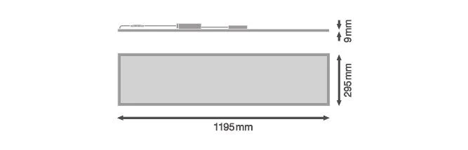 Ledvance PANEL PERFORMANCE 1200 UGR19 30 W Rechteckige Einlege-Leuchte 3000 K 4 Ledvance PANEL PERFORMANCE 1200 UGR19 30 W Rechteckige Einlege-Leuchte 3000 K – Bild 2